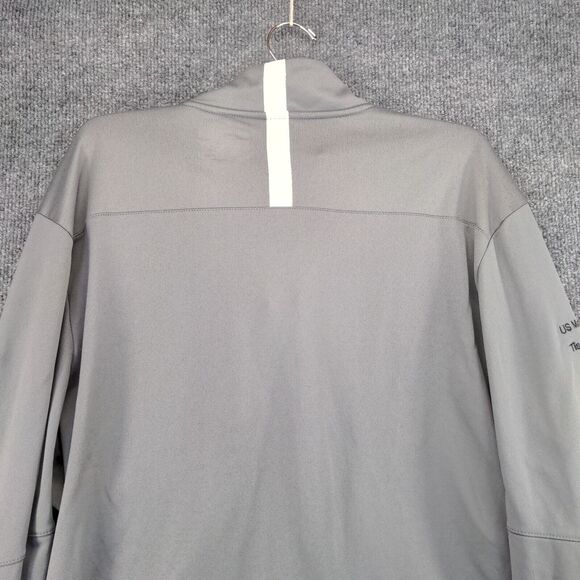 Under Armour Roche Quarter Zip Jacket Mens XL Long Sleeve Gray Loose Polyester - Picture 6 of 16